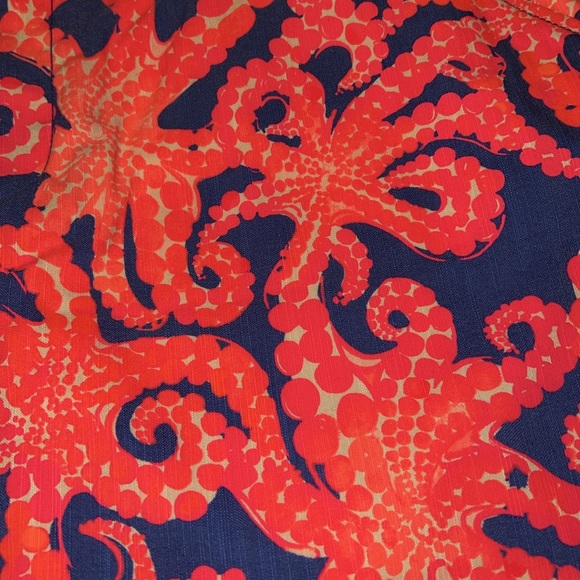 Lilly Pulitzer Nicki Skort Ikat Blue Mocean print size 12 NWT RARE - Picture 3 of 8